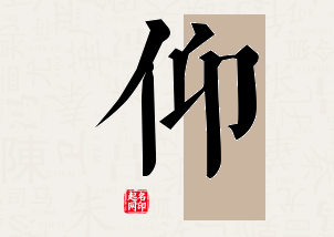 仰字公司取名寓意