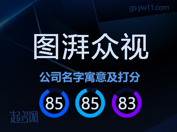 图湃众视公司名字寓意及打分