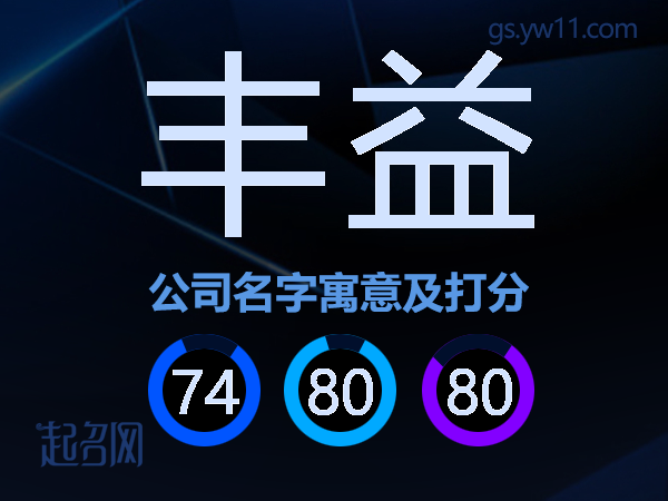 丰益公司名字寓意及打分