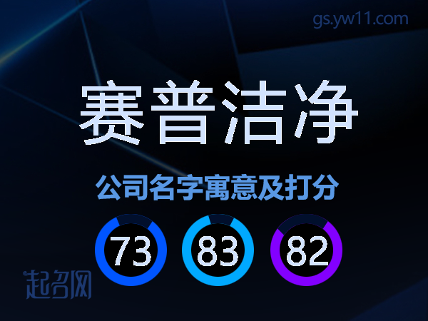 赛普洁净公司名字寓意及打分